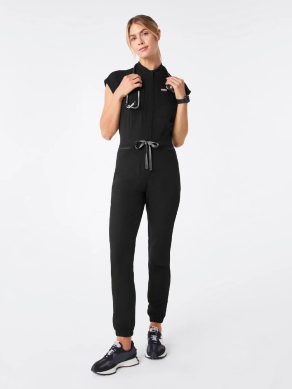 FIGS Womens Rafaela Jogger Scrubs Jumpsuit Size M